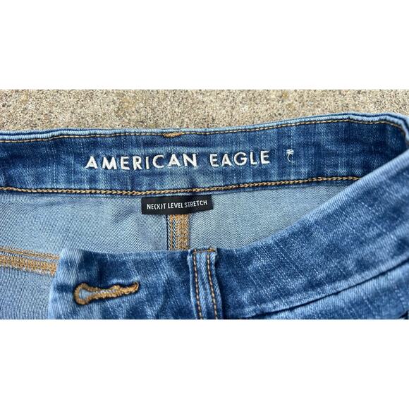 American Eagle Pants Women Sz 6 Regular Next Level Stretch Curvy Hi-Rise Jegging - Picture 6 of 8